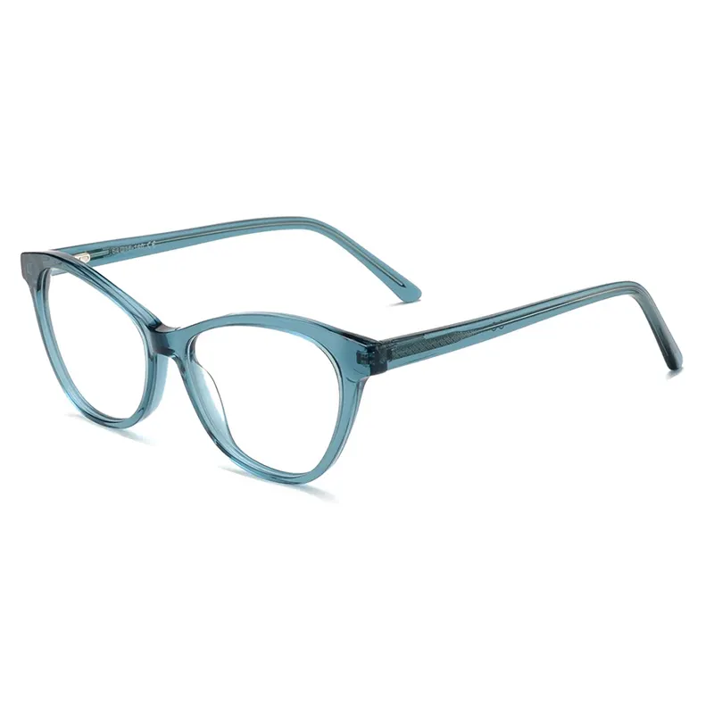 Full-Rim Acetate Minimalist Cat Eye Eyeglass Frames – Low MOQ – Private Label – DBBB3083