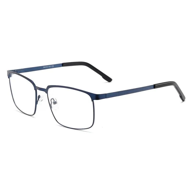 Spring Hinge Business Square Metal Optical Frames – Ready Stock – Private Label – DOMM3056