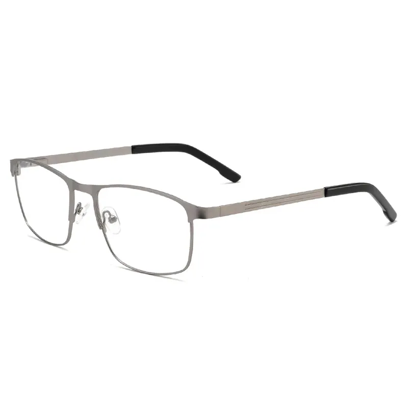 Spring Hinge Metal Business Square Prescription Frames – Ready Stock – Private Label – DOMM3057