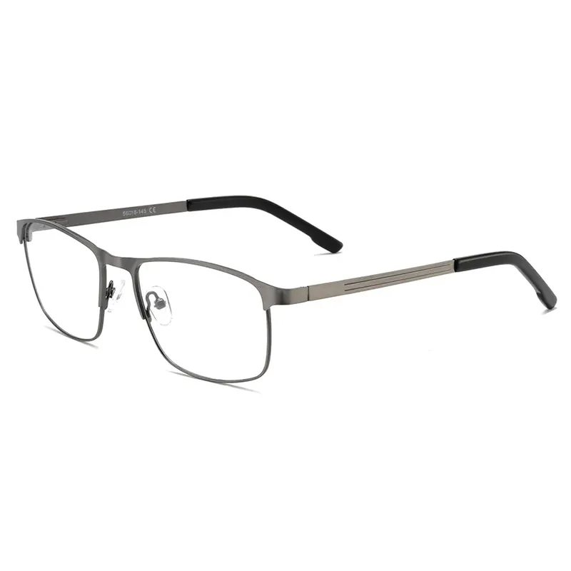 Spring Hinge Metal Business Square Prescription Frames – Ready Stock – Private Label – DOMM3057