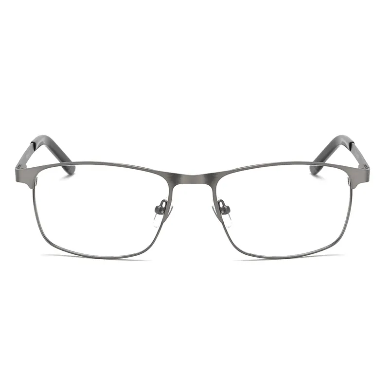 Spring Hinge Metal Business Square Prescription Frames – Ready Stock – Private Label – DOMM3057
