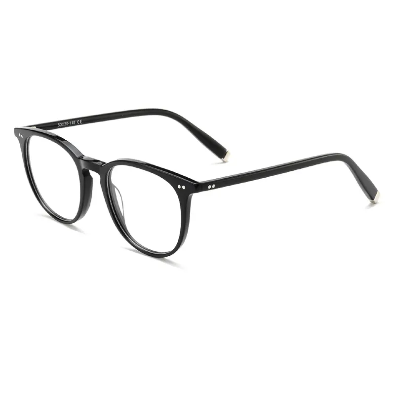 Full-Rim Retro Round Acetate Prescription Frames – Low MOQ – Private Label – DPAA3073