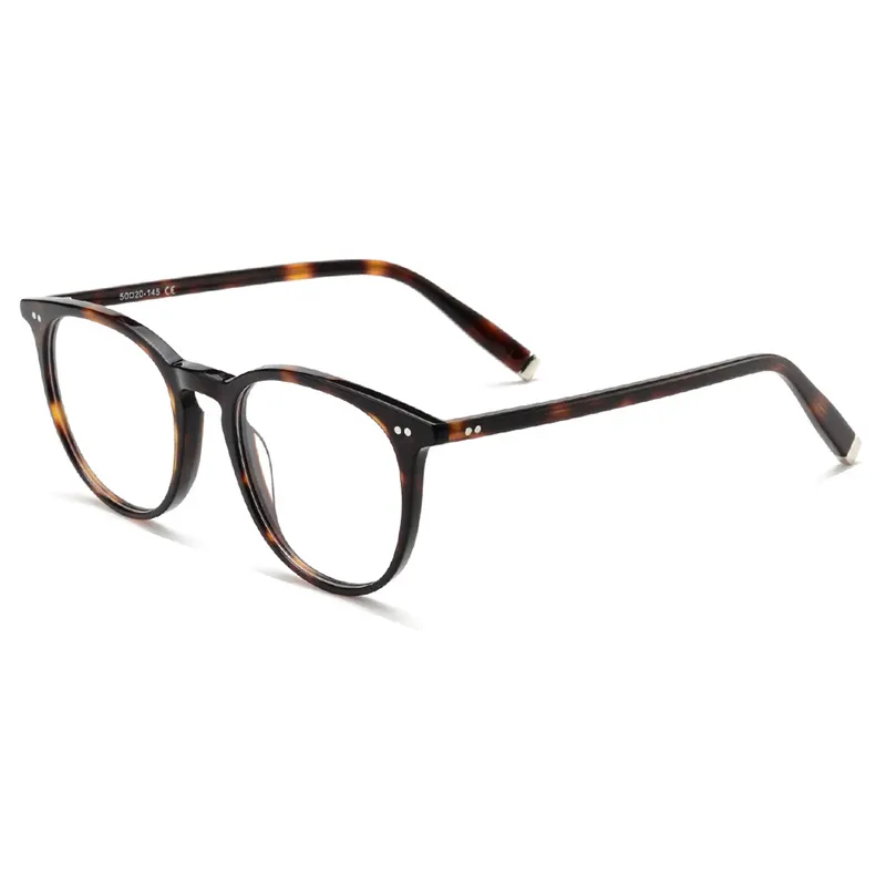 Full-Rim Retro Round Acetate Prescription Frames – Low MOQ – Private Label – DPAA3073