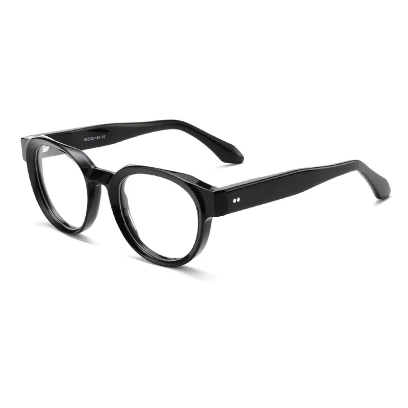 Full-Rim Bold Round Acetate Eyeglass Frames – Wholesale – Private Label – DPAA3076