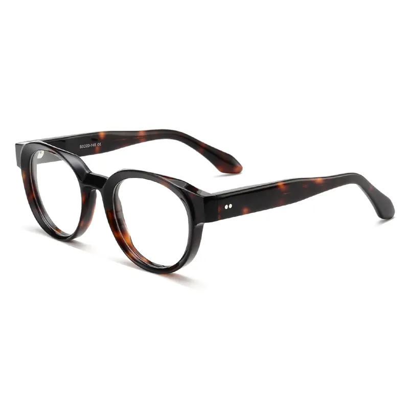 Full-Rim Bold Round Acetate Eyeglass Frames – Wholesale – Private Label – DPAA3076