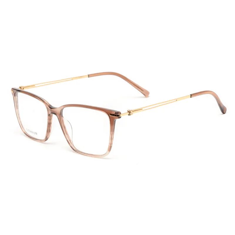 Full-Rim Titanium Minimalist Square Optical Frames – Wholesale – Private Label – DPAT3001