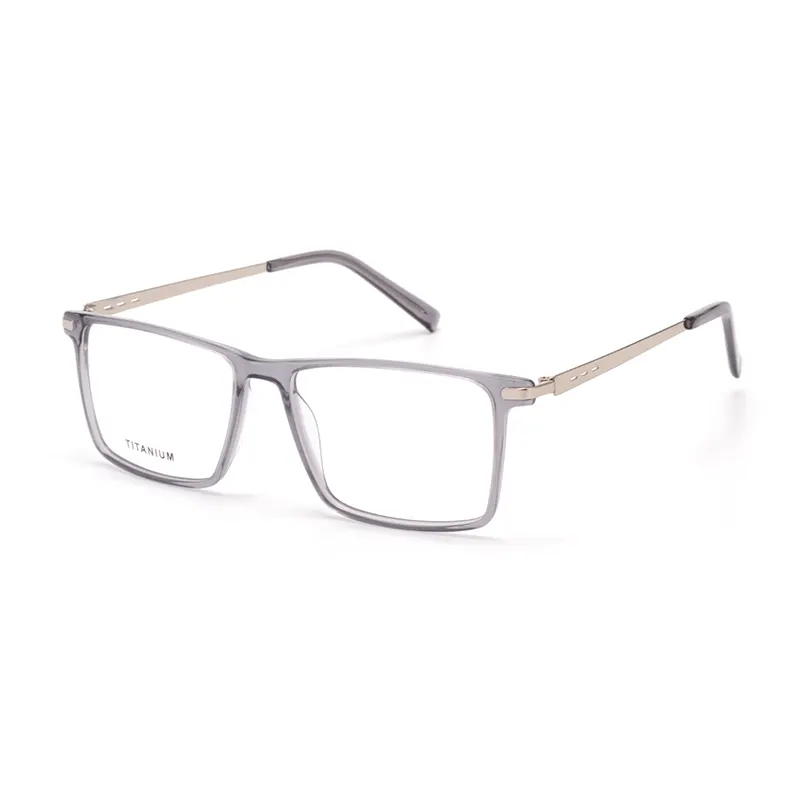 Full-Rim Minimalist Square Titanium Optical Frames – Wholesale – Private Label – DPAT3002