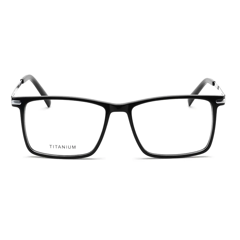Full-Rim Minimalist Square Titanium Optical Frames – Wholesale – Private Label – DPAT3002