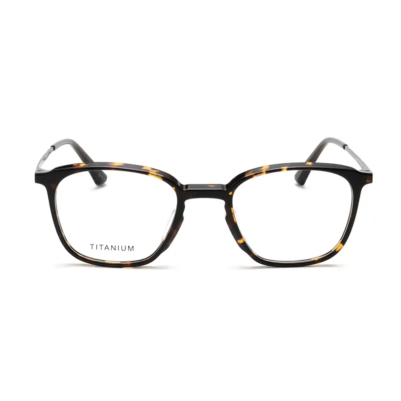 Full-Rim Modern Square Titanium Eyeglass Frames – Ready Stock – Private Label – DPAT3003