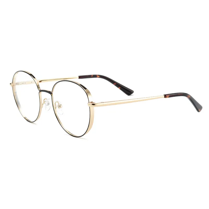Full-Rim Metal Trendy Round Spectacle Frames – Small Batch – Private Label – DPMM3001