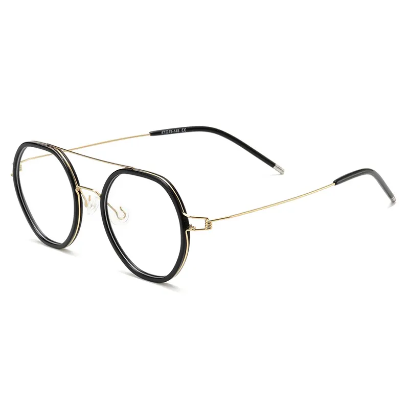Ultra-Lightweight Metal Minimalist Round Optical Frames – Wholesale – Private Label – DPMM3002