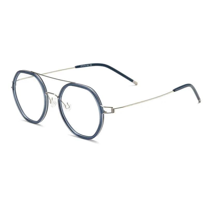 Ultra-Lightweight Metal Minimalist Round Optical Frames – Wholesale – Private Label – DPMM3002
