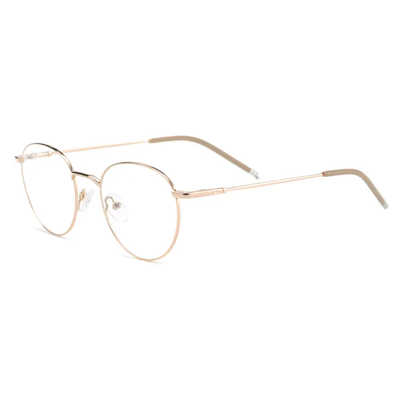 Full-Rim Modern Round Metal Eyeglass Frames – Ready Stock – Private Label – DPMM3004