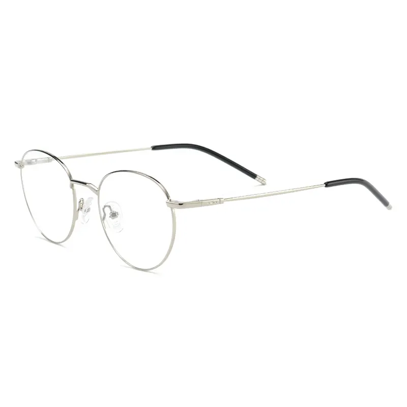 Full-Rim Modern Round Metal Eyeglass Frames – Ready Stock – Private Label – DPMM3004