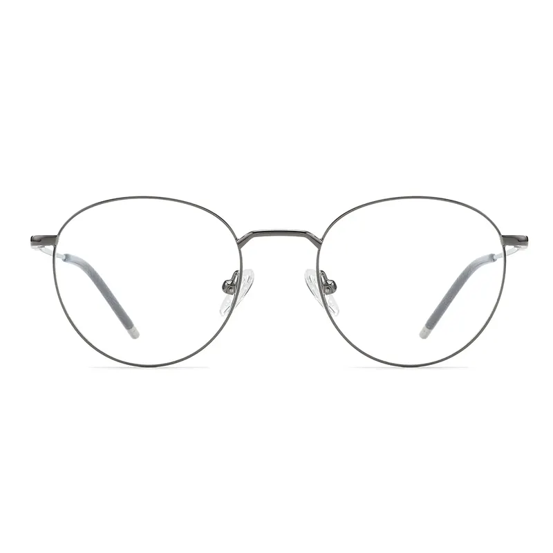 Full-Rim Modern Round Metal Eyeglass Frames – Ready Stock – Private Label – DPMM3004