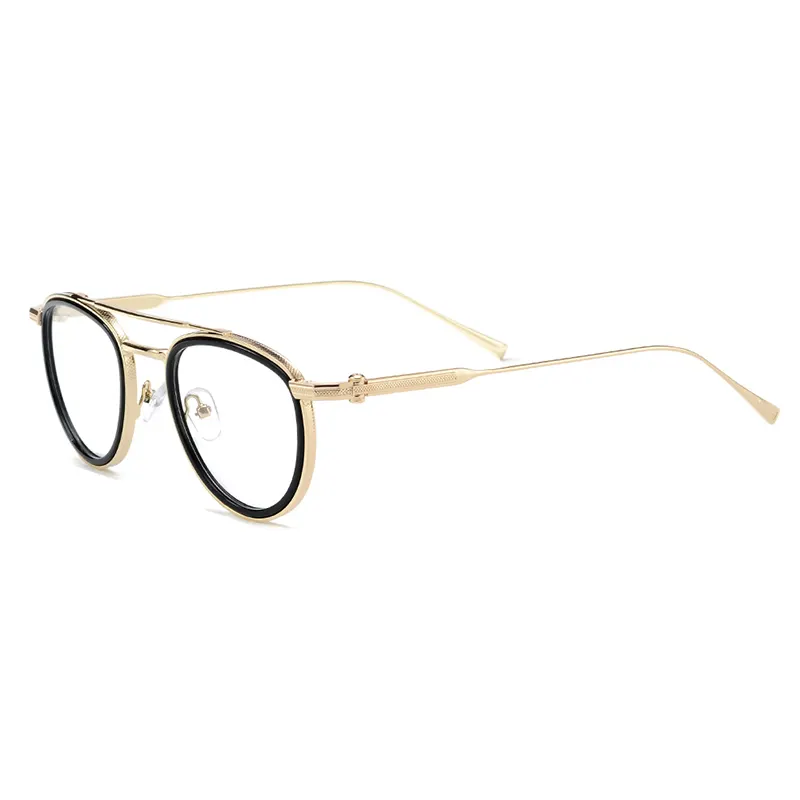 Fashion Full-Rim Round Metal Spectacle Frames – Wholesale – Private Label – DPMM3005