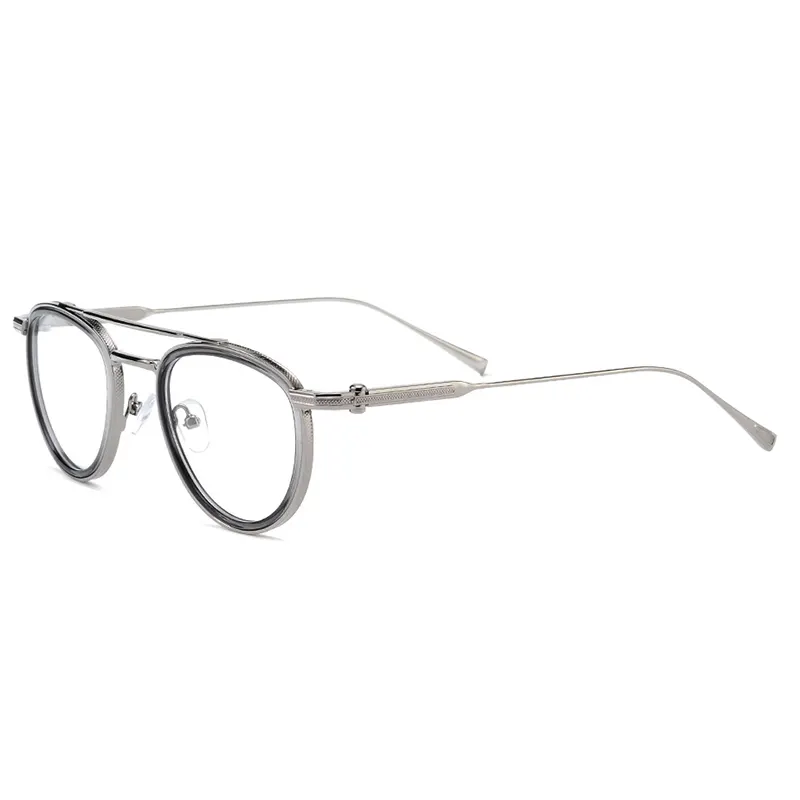 Fashion Full-Rim Round Metal Spectacle Frames – Wholesale – Private Label – DPMM3005