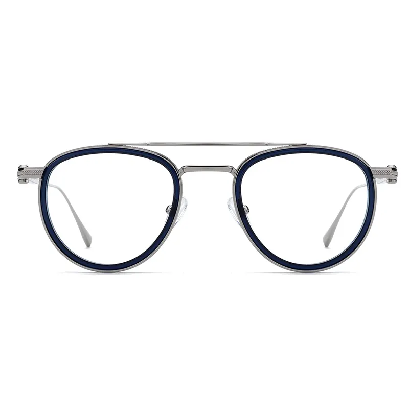Fashion Full-Rim Round Metal Spectacle Frames – Wholesale – Private Label – DPMM3005