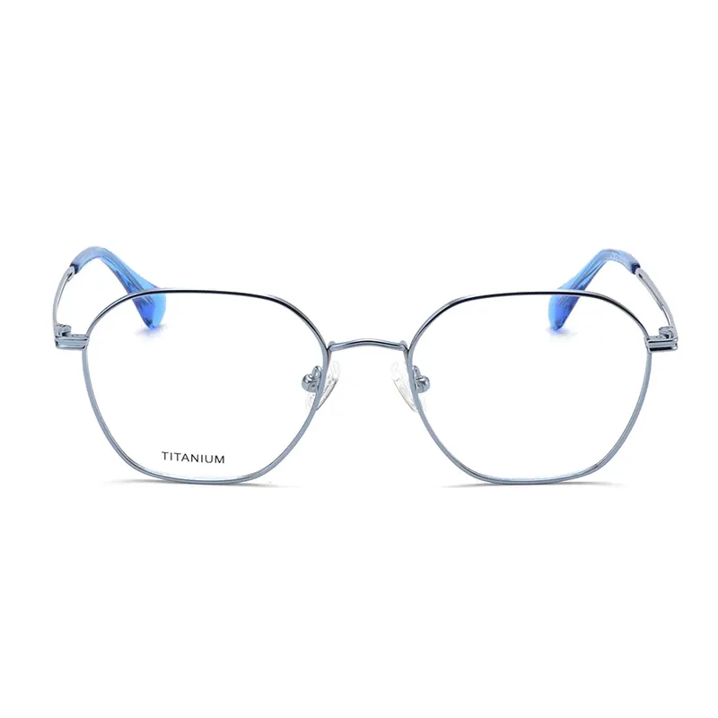 Full-Rim Trendy Geometric Titanium Optical Frames – Low MOQ – Private Label – DPTT3004