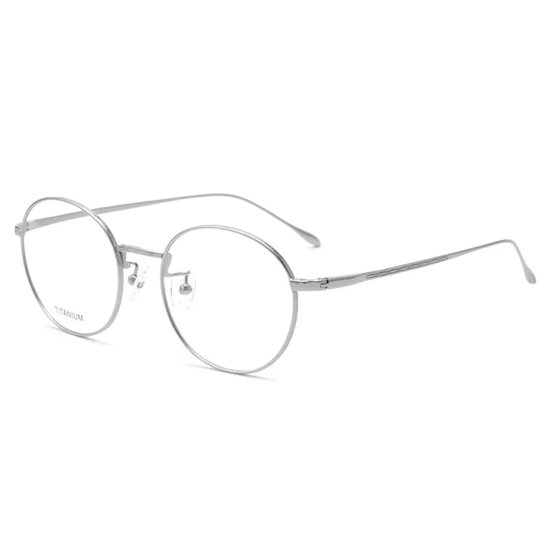 Full-Rim Retro Round Titanium Spectacle Frames – Wholesale – Private Label – DPTT3009