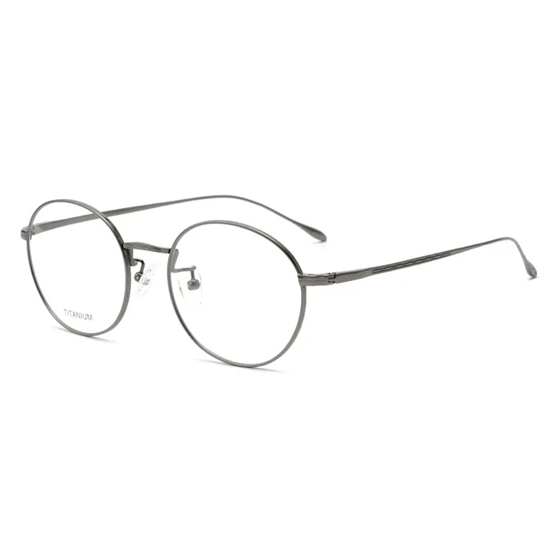 Full-Rim Retro Round Titanium Spectacle Frames – Wholesale – Private Label – DPTT3009