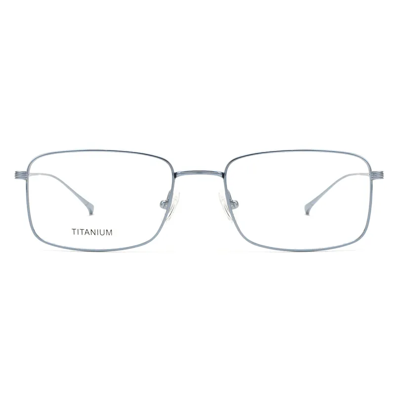 Full-Rim Minimalist Square Titanium Eyeglass Frames – Low MOQ – Private Label – DPTT3011