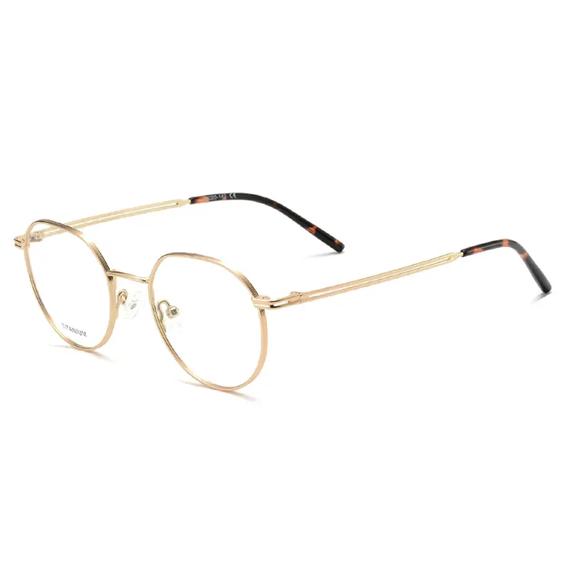 Full-Rim Vintage Geometric Titanium Optical Frames – Ready Stock – Private Label – DPTT3012