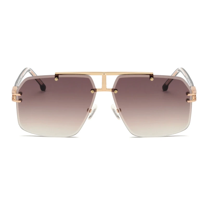 Wholesale Rimless Geometric Sunglasses 5087 | Path Optical
