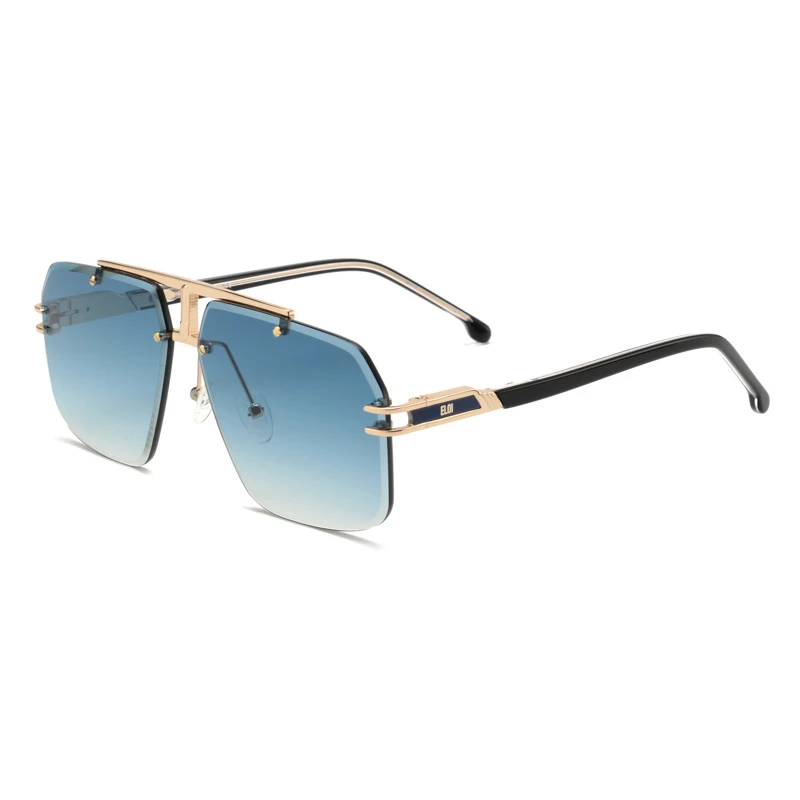 Wholesale Rimless Geometric Sunglasses 5087 | Path Optical