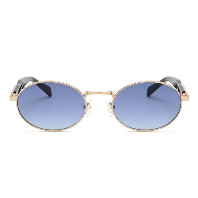 Wholesale Fashion Oval Metal Sunglasses 5107 | Path Optical