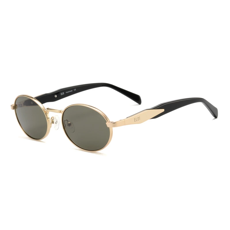 Wholesale Fashion Oval Metal Sunglasses 5107 | Path Optical