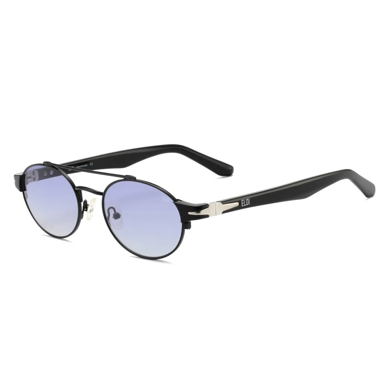 Wholesale Oval Double-Bridge Metal Sunglasses 5131 | Path Optical