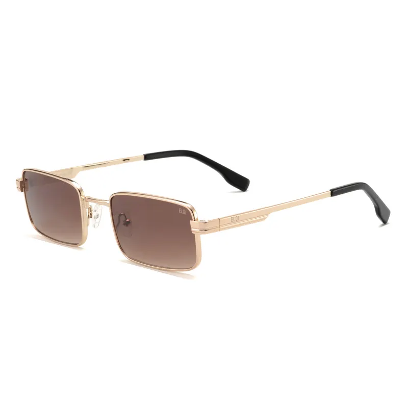 Wholesale Slim Rectangular Metal Sunglasses 5132 | Path Optical