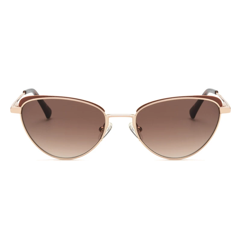 Wholesale Angular Cat-Eye Metal Sunglasses 5156 | Path Optical