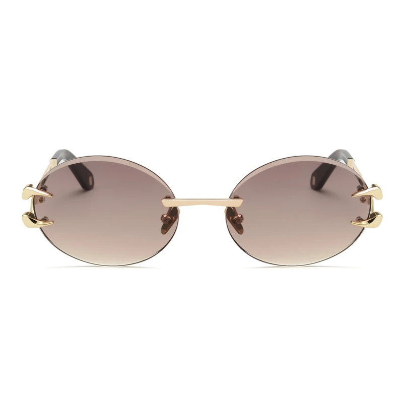 B2B Eyewear: Rimless Oval Sunglasses – PP7003