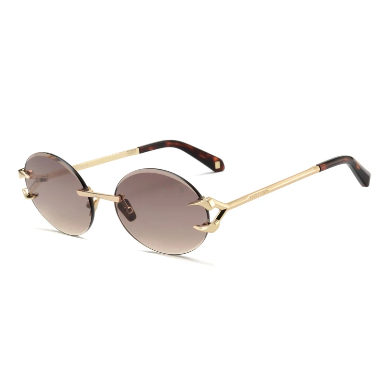 B2B Eyewear: Rimless Oval Sunglasses – PP7003