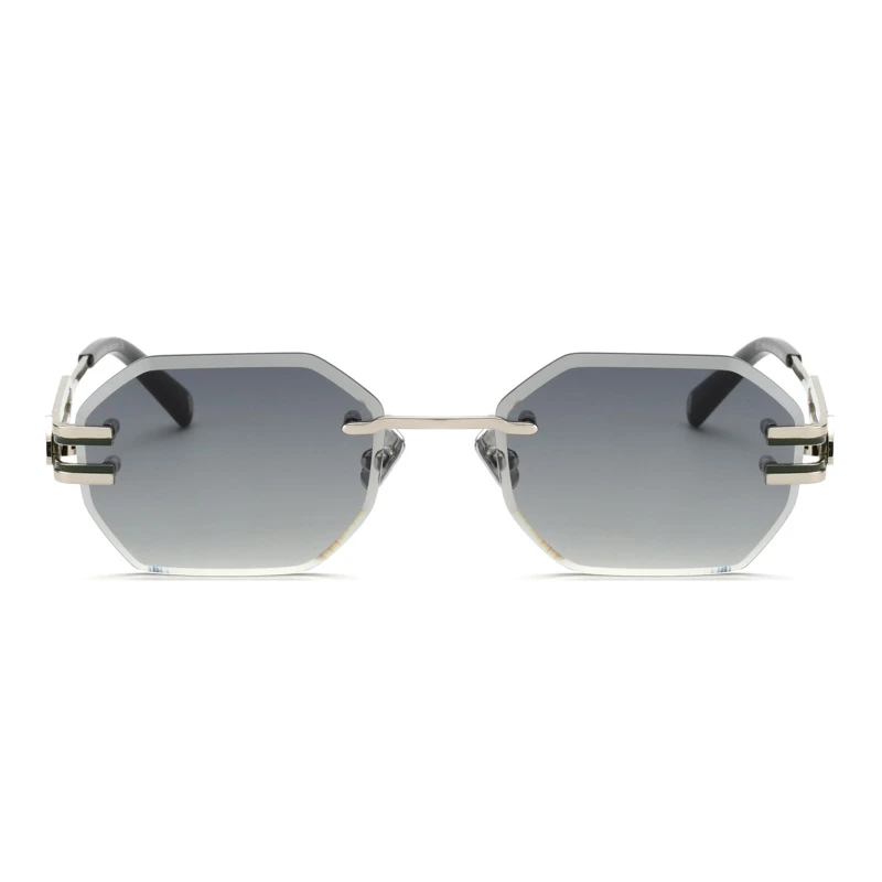 Rimless Geometric Square Sunglasses for Resellers – Wholesale PP7006