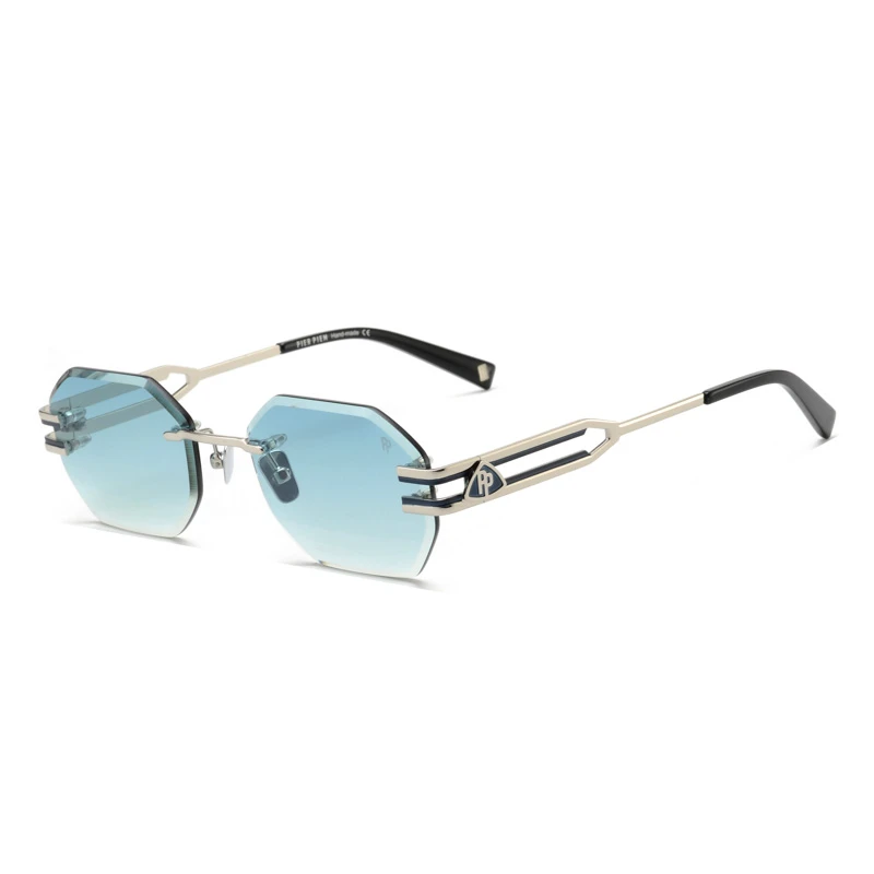 Rimless Geometric Square Sunglasses for Resellers – Wholesale PP7006
