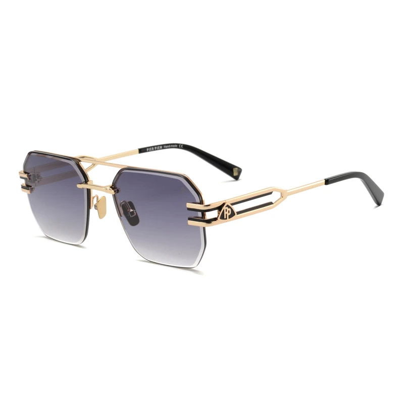 Rimless Octagonal Wholesale Sunglasses – Model PP7007