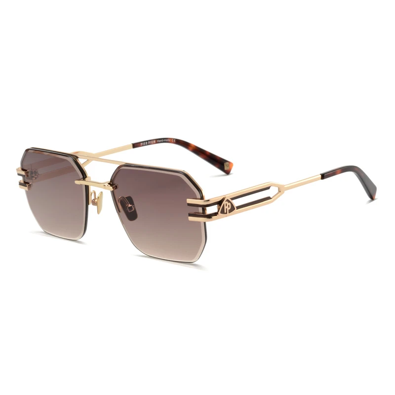 Rimless Octagonal Wholesale Sunglasses – Model PP7007