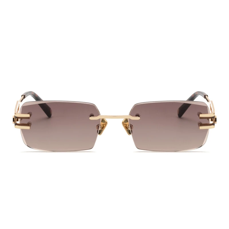 Rimless Narrow Rectangle Sunglasses for Bulk Buying – PP7009