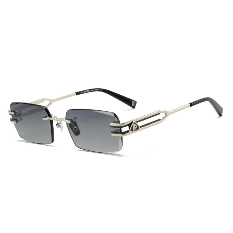 Rimless Narrow Rectangle Sunglasses for Bulk Buying – PP7009