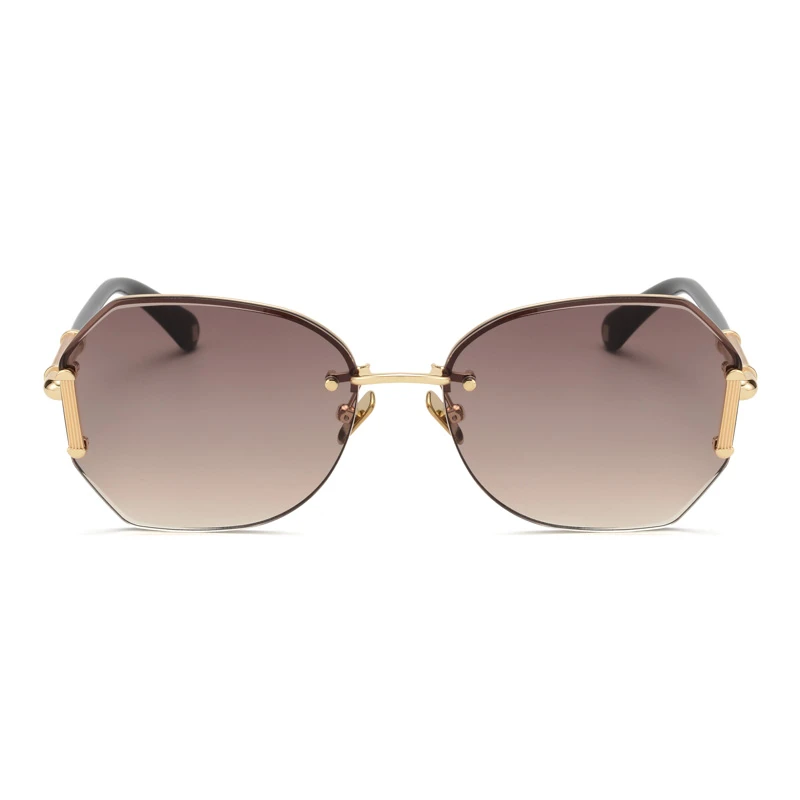 Rimless Round Fashion Sunglasses | Wholesale Model PP7011