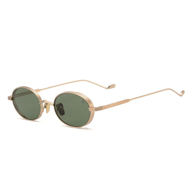 Oval Metal Fashion Sunglasses | Wholesale Model PP7025