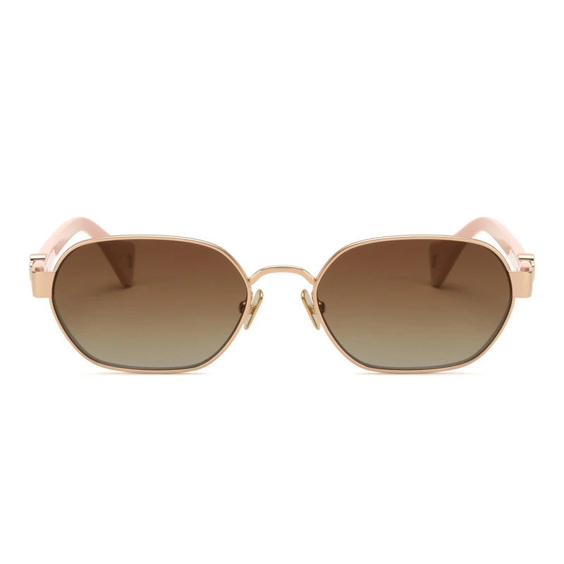 Geometric Oval Metal Wholesale Eyewear for Stores – PP7029
