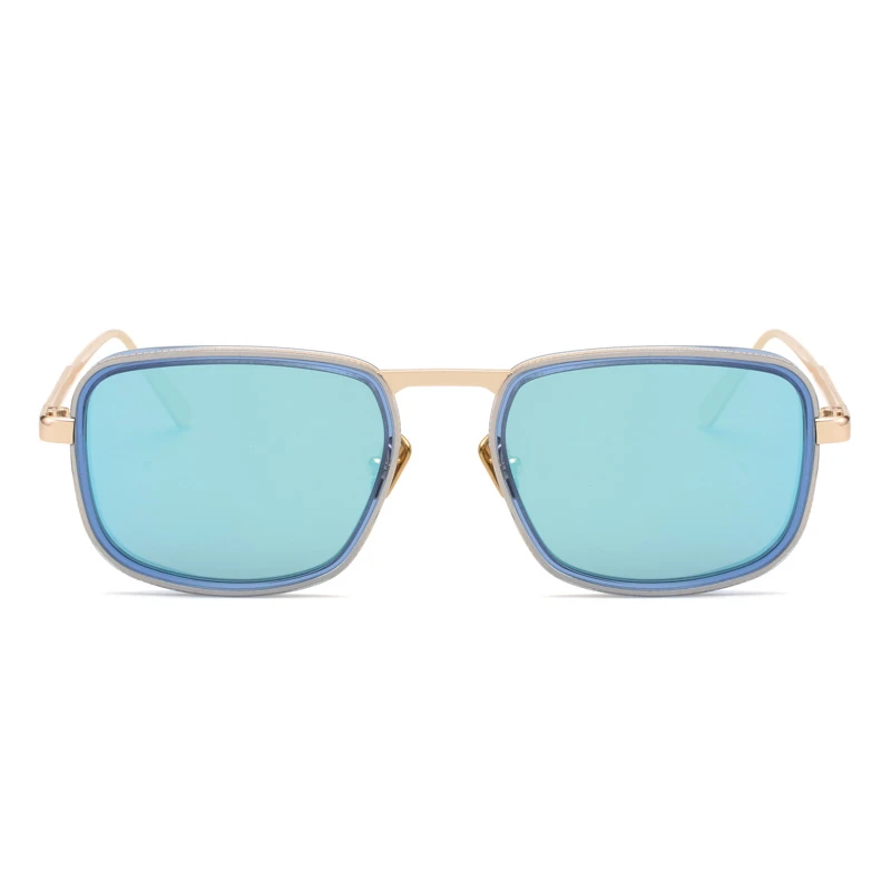 Optical Retail Square Mirrored-Lens Sunglasses – Model PP7030
