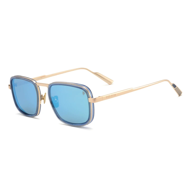 Optical Retail Square Mirrored-Lens Sunglasses – Model PP7030