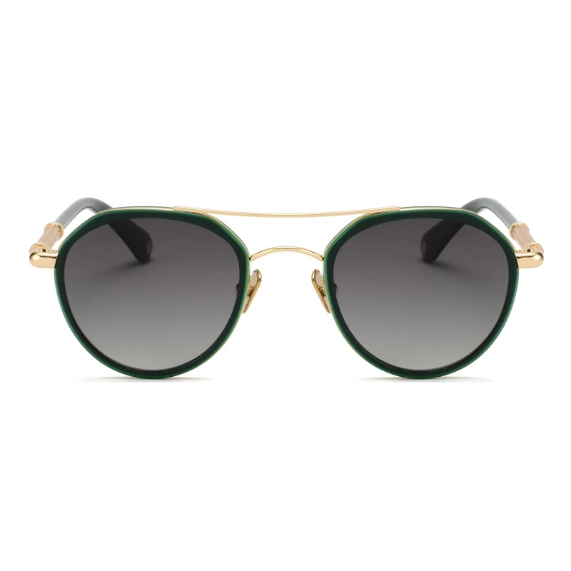 Acetate Rim Round Combo Wholesale Sunglasses – Model PP7033