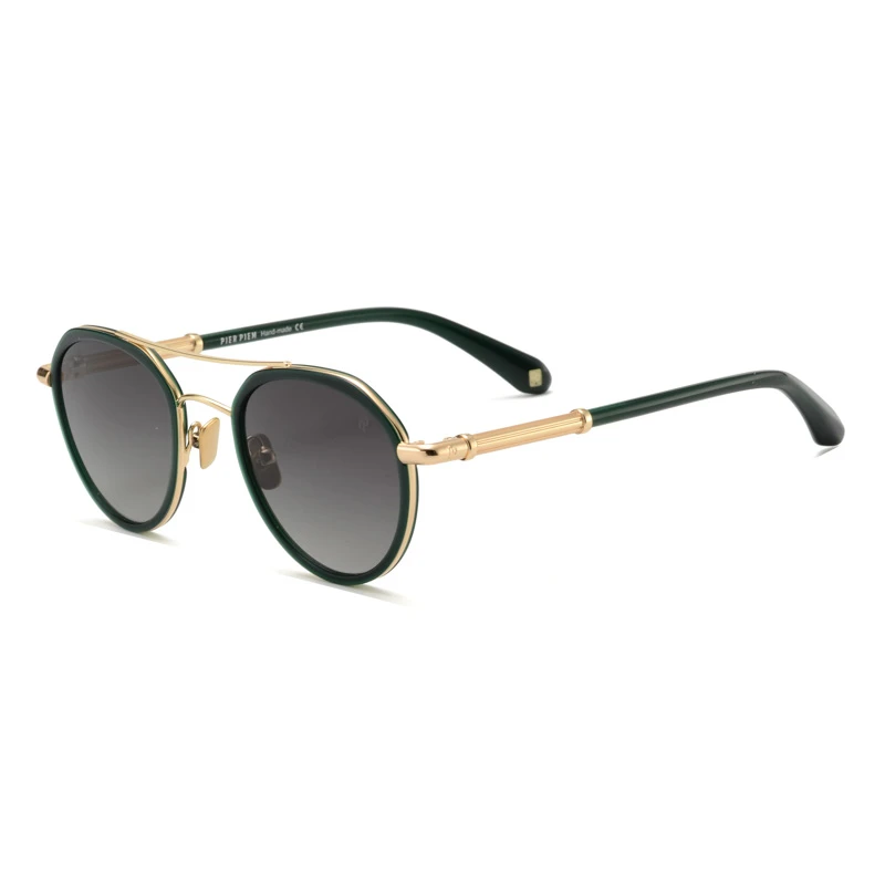 Acetate Rim Round Combo Wholesale Sunglasses – Model PP7033