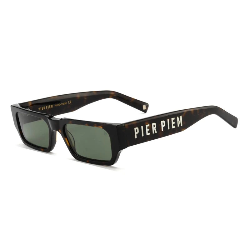 Narrow Tortoise Rectangle Fashion Sunglasses | Wholesale Model PP7037